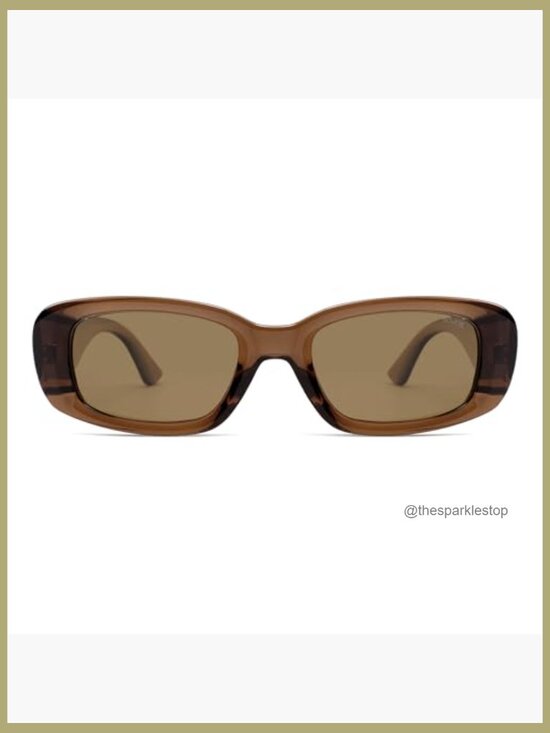 Retro Rectangle Polarized Sunglasses UV400 Protection TAC Lenses main image 6